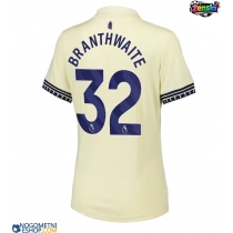 Ženski Nogometni dresi Everton Jarrad Branthwaite #32 Gostujoči 2025-26 Kratek Rokav